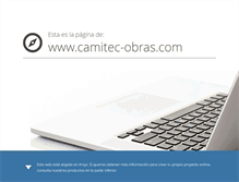 Tablet Screenshot of camitec-obras.com